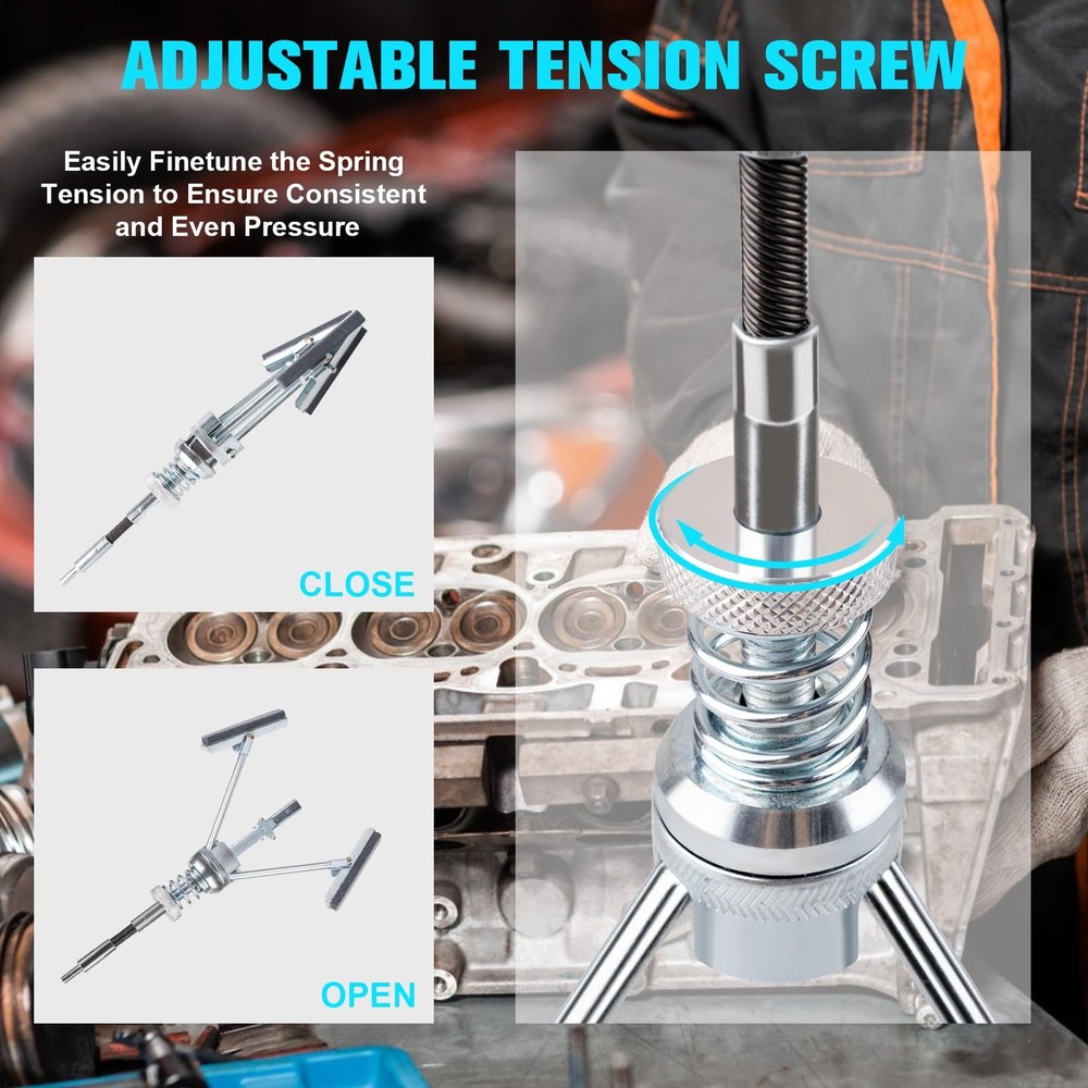 7PCS Engine Cylinder Hone Tool Set with Box, Adjustable Engine Cylinder Hone ...