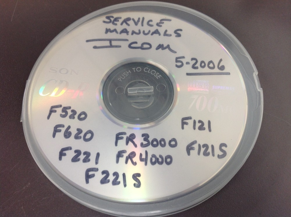 ICOM CD Service Manuals, Dated 5-2006