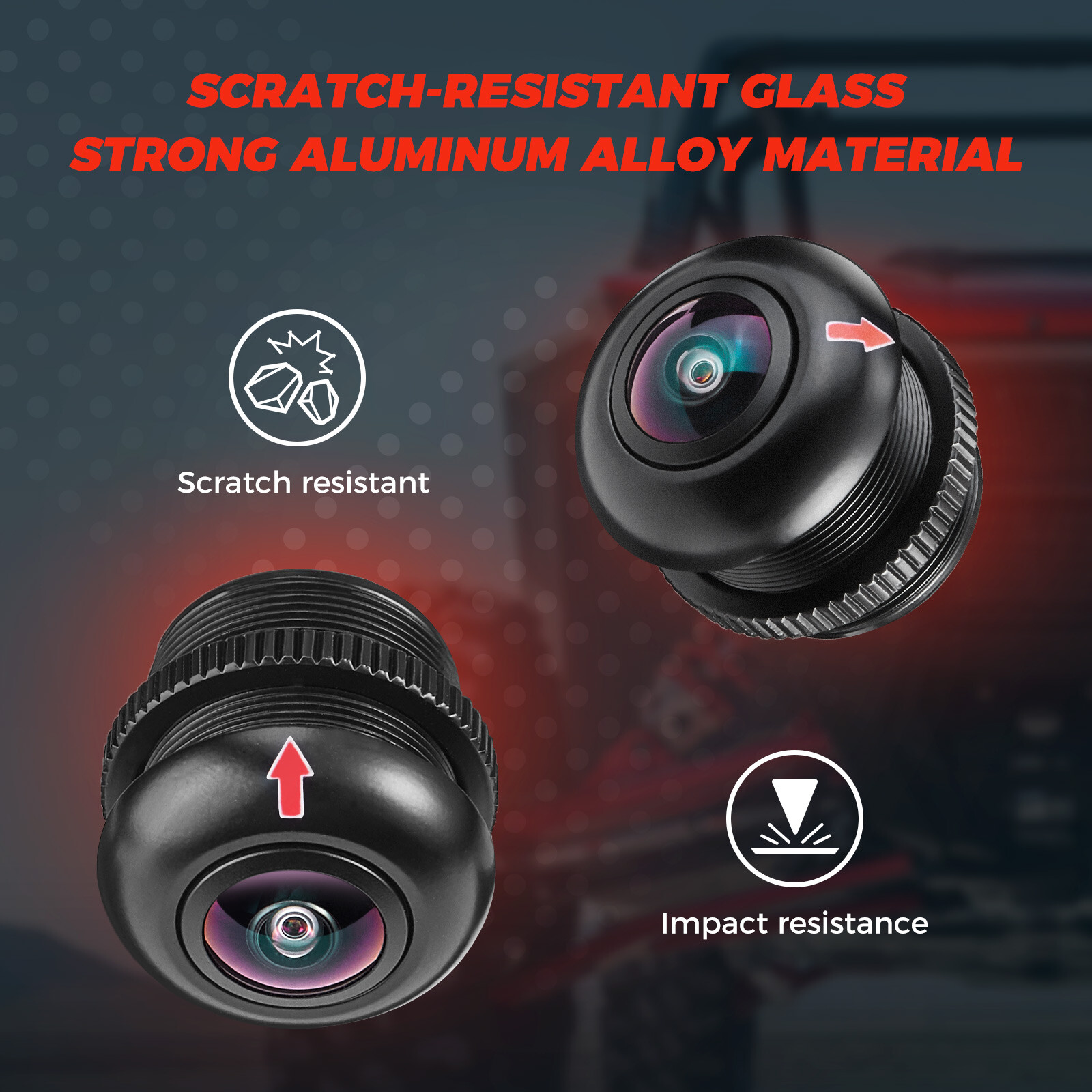 KEMIMOTO UTV Front Camera Kit for Polaris RZR PRO XP/ R XP 1000 Turbo 2019-2024