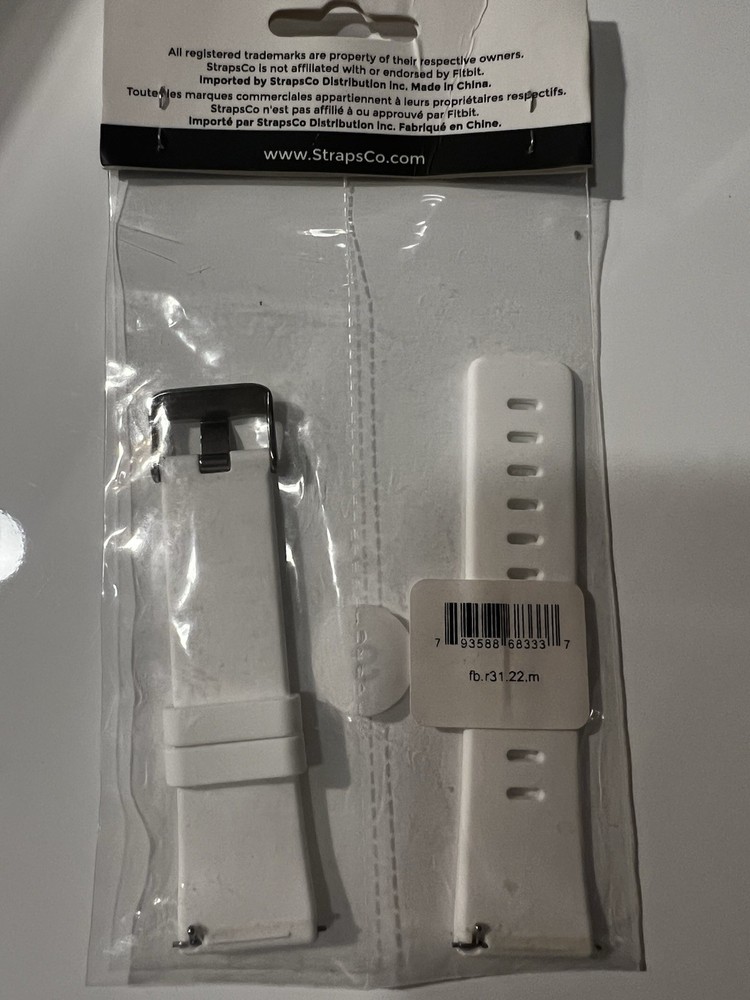 White fitbit versa, Versa 2, Versa Lite Compatible strap New