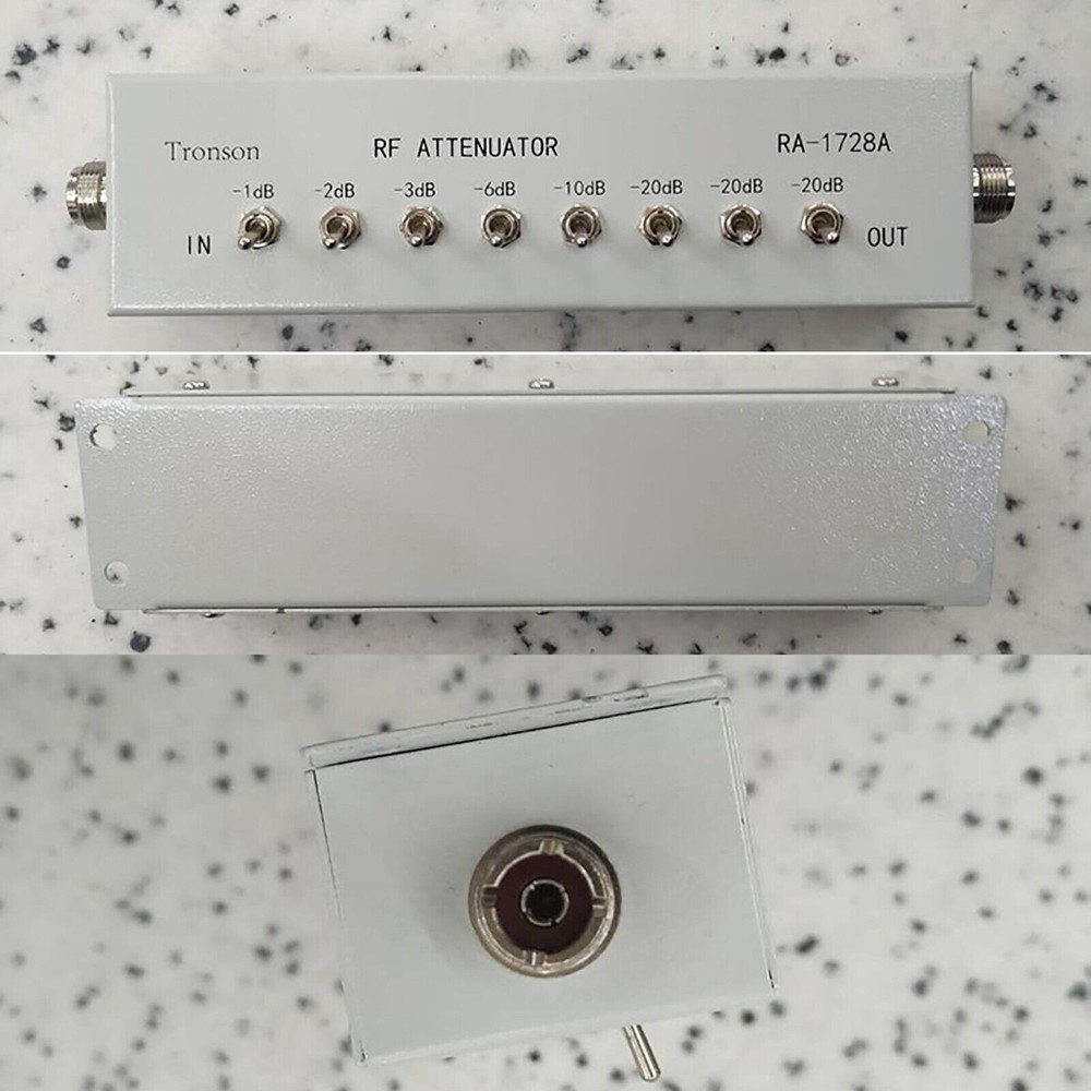 Replacement 0- 82DB VARIABLE/ STEP ATTENUATOR 50 OHM for Ham Radio Transmitter