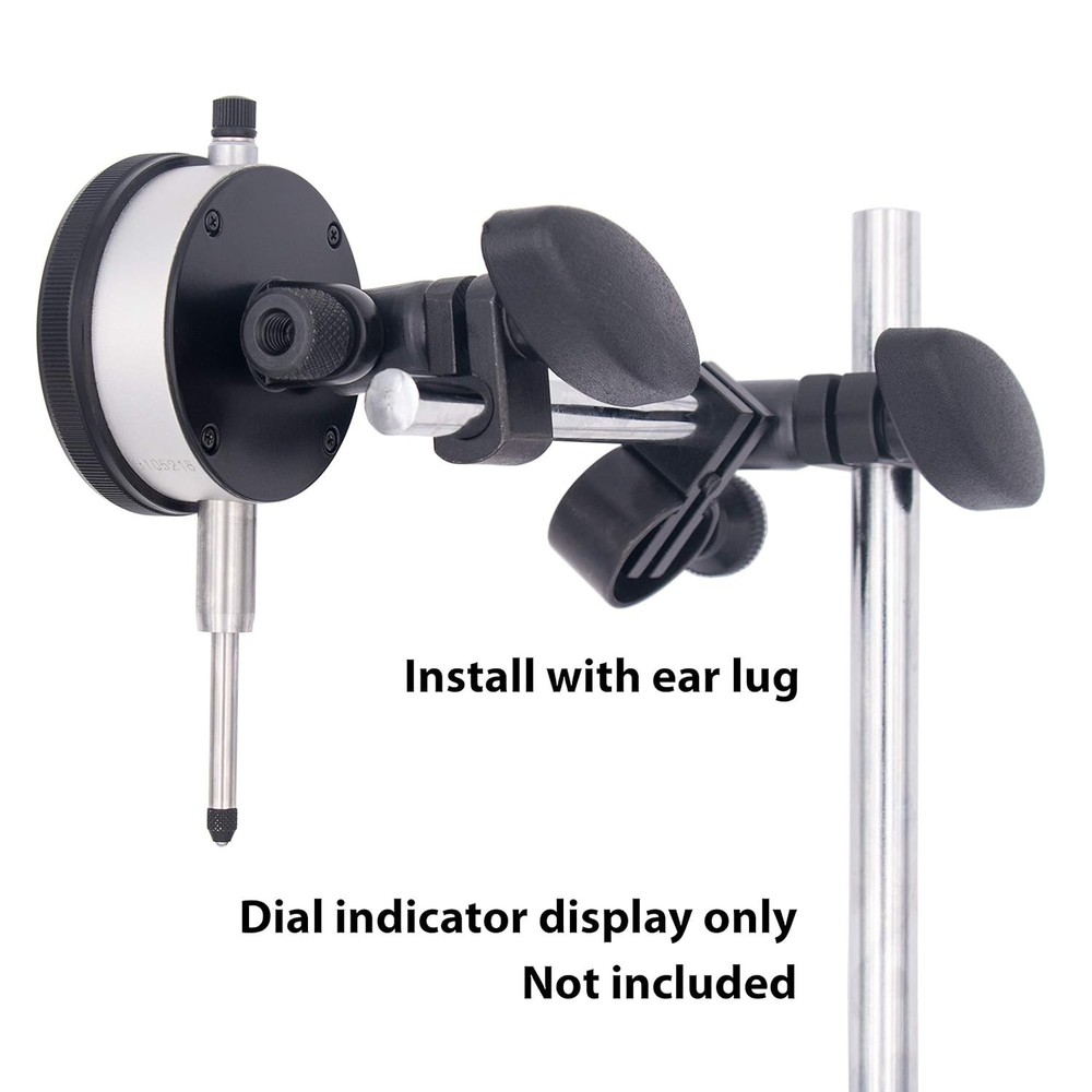 Precision Magnetic Base Stand with V-Shape Base for Dial Indicator - 176lbs Max