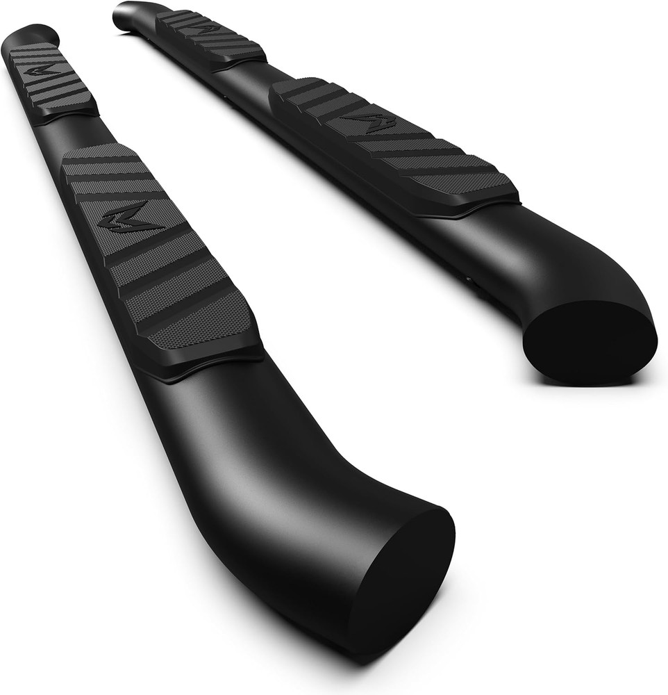 3.5" Oval Nerf Bar Side Steps Compatible with 2007-2018 Chevy Silverado GMC Sier