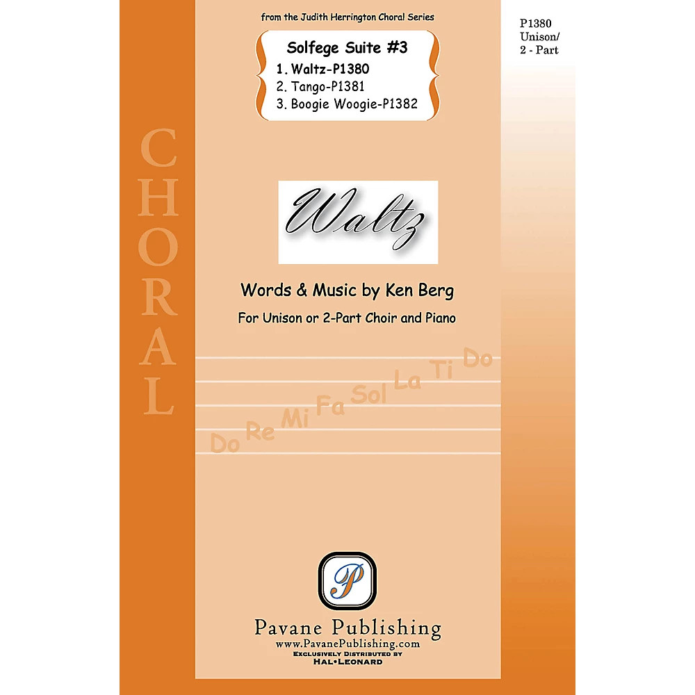 Pavane Waltz (from Solfege Suite #3) 2-Part composed by Ken Berg