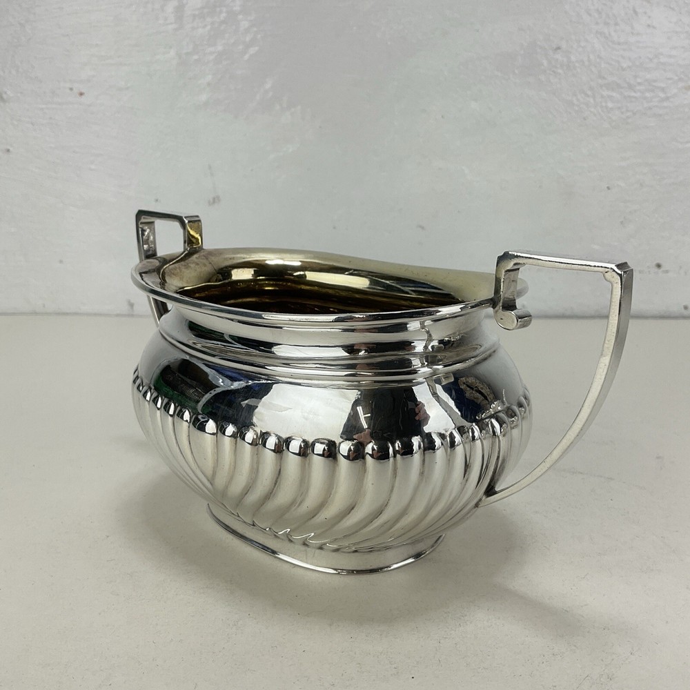 Victorian 3 Piece Silver Plated Tea Set Cooper Brothers Sheffield