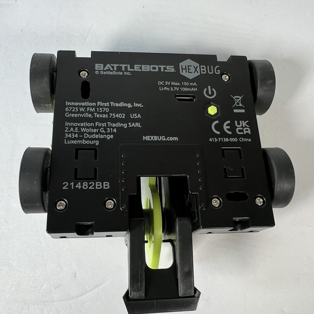 Hexbug BattleBots NO Remote Incomplete As Is