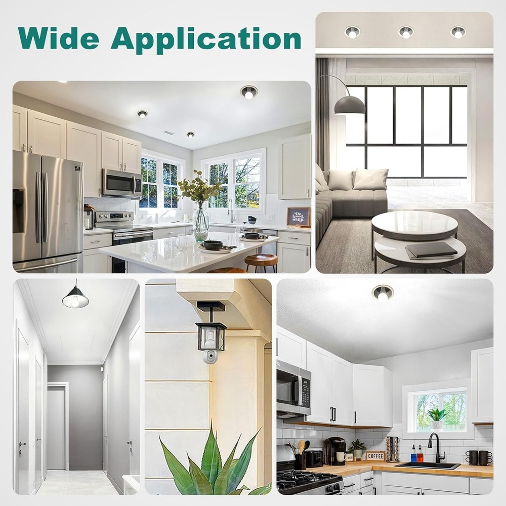 E26 Socket Extender, E26 Standard Medium Base Lamp Bulb Socket Adapter of 5CM...