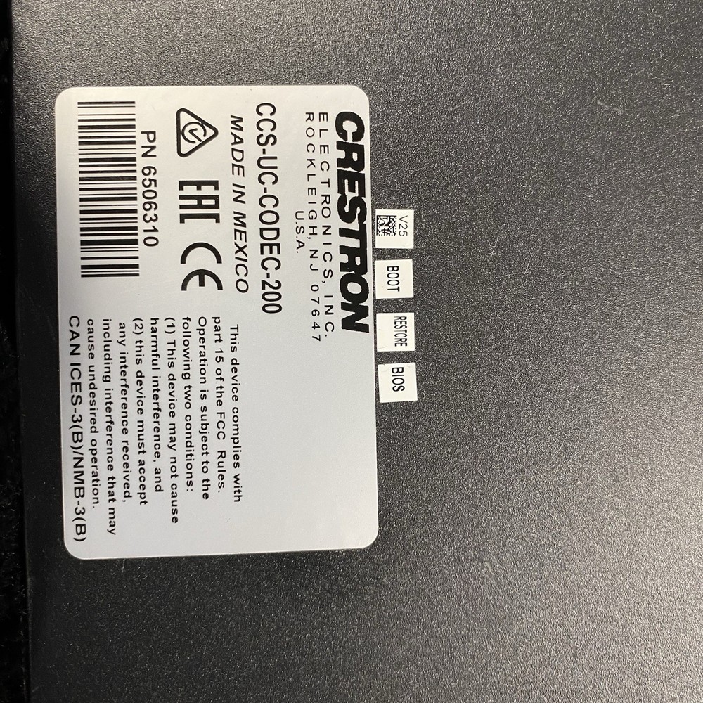 Crestron CCS-UC-CODEC-200 Collaboration System Codec