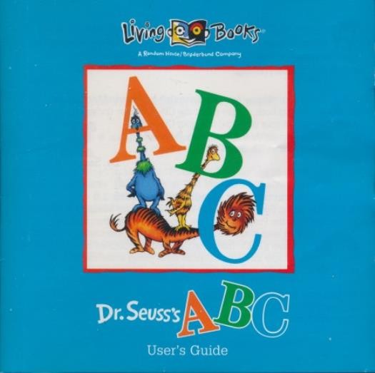 Dr Seuss ABC PC CD-ROM kids learn alphabet upper lower case letters reading game