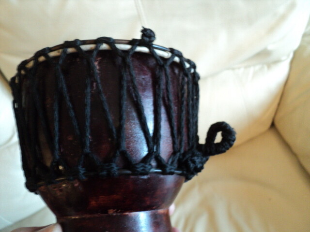 Vintage Small African Hand Made Drum