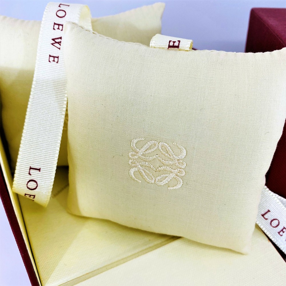 Loewe two perfumable cushion set, original vintage item, with box.
