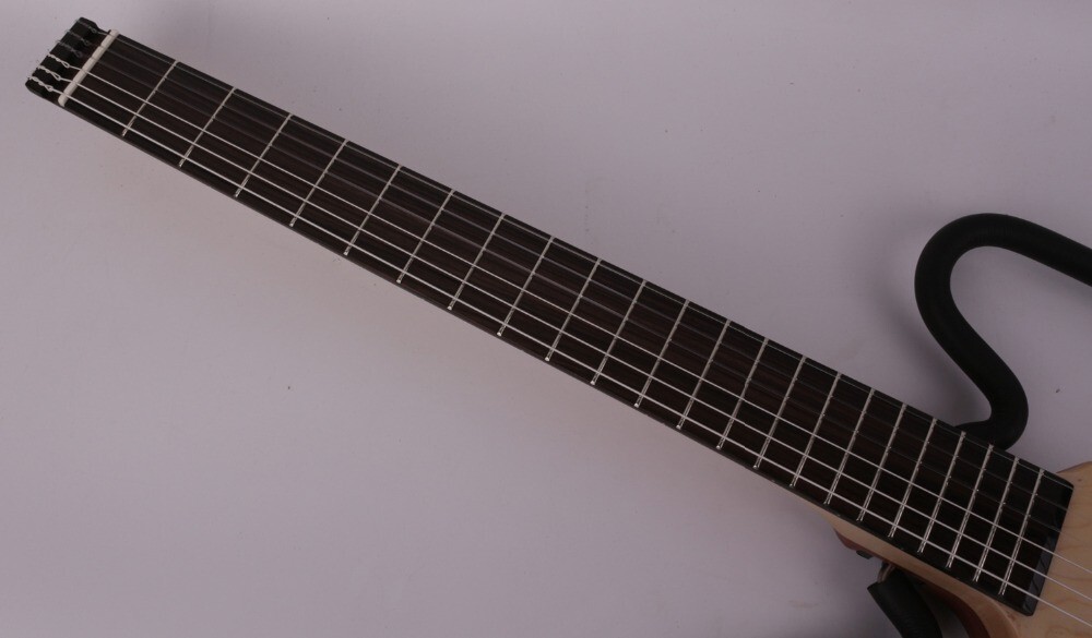 Travel electric classical guitar headless nylon string portable built in effect