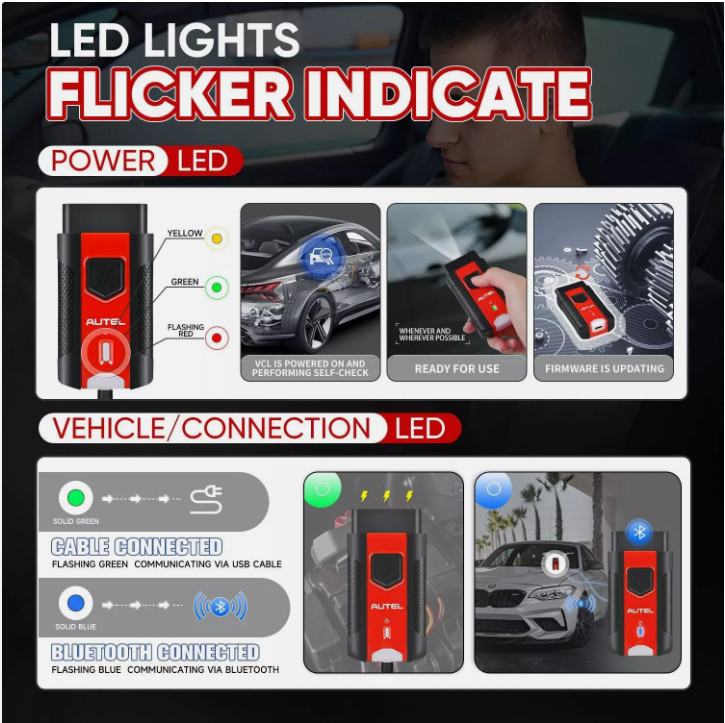 Autel MaxiVCI V200 Wireless Diagnostic Interface For Autel MS906 PRO/ITS600K8