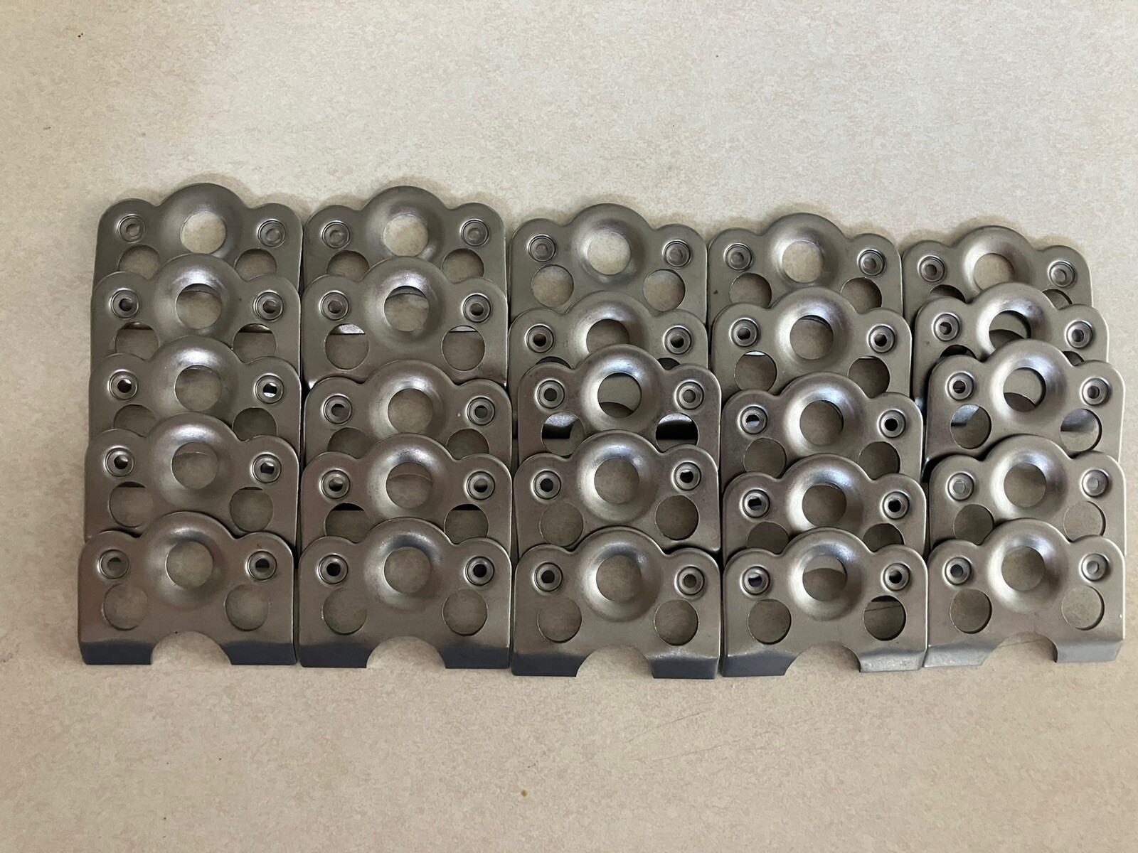 50 1/4 Quick Turn Dzus Plates & Springs 1 3/8" & 100 ,1/8" STEEL POP RIVETS