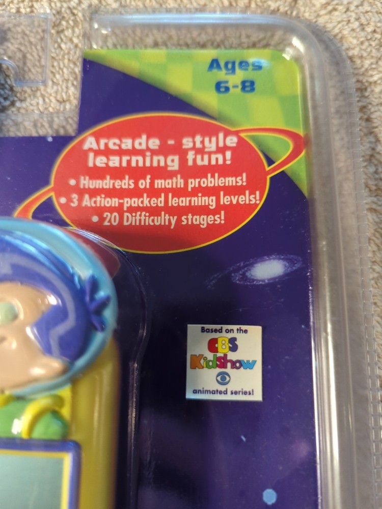 Vintage 1999 NOS Math Blaster Handheld Electronic Learning Game Add Subtraction
