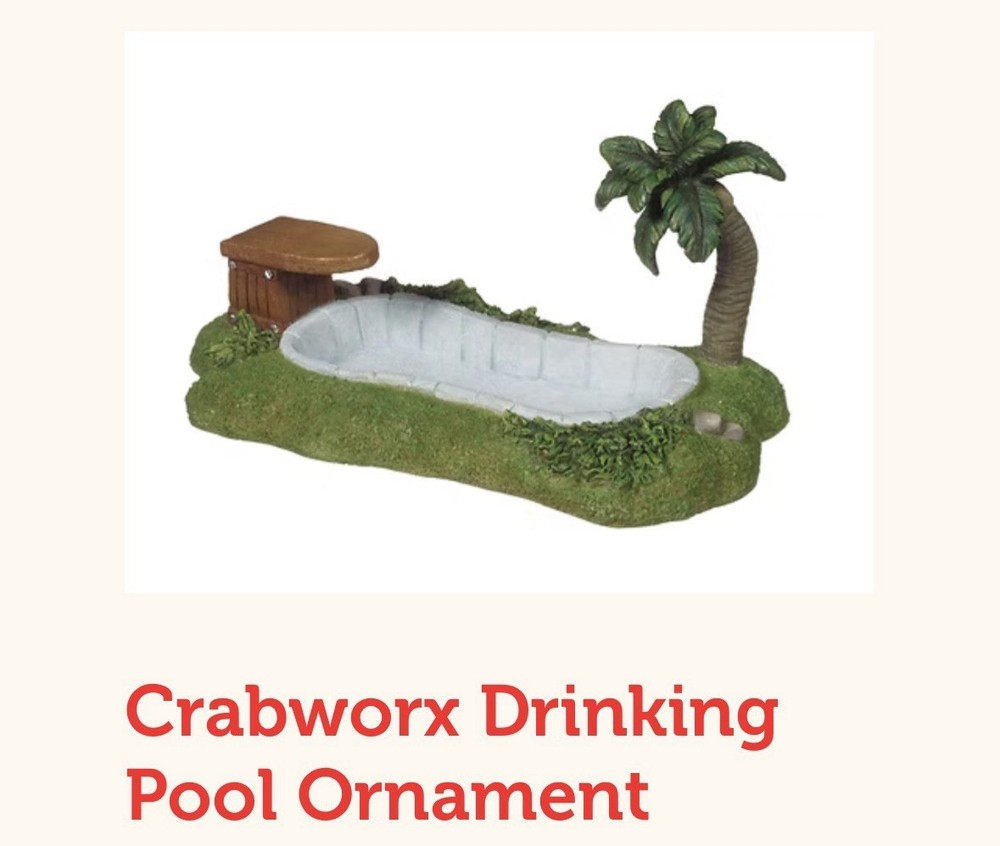 Crabworx Crab Tank Accessory - Drinking Pool