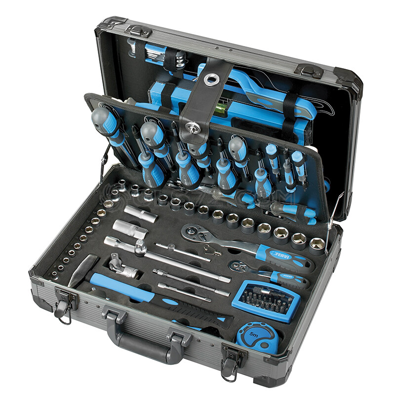 TOOL BOX CASE SET 133 PCS WITH ACCESSORIES TOOLS BAG WORKING FERVI 0110