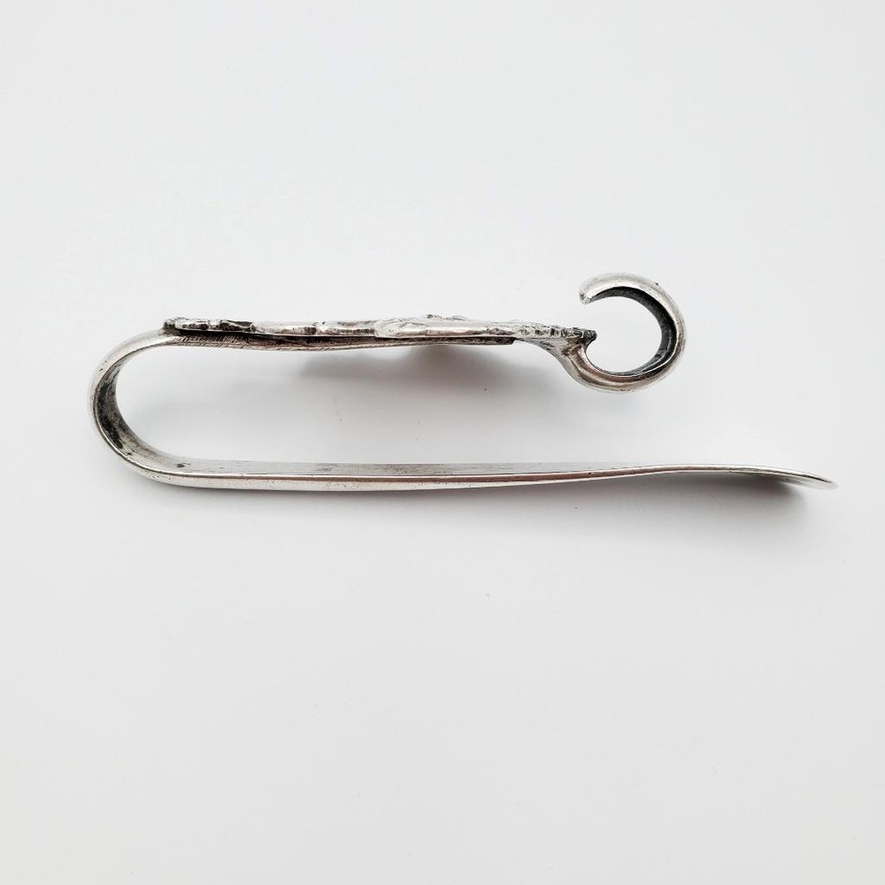 Large Heavy Dutch? Silver Chatelaine Hook Marked
