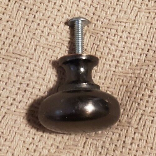 Round Metal Cabinet Knob Brown / Rust / Copper