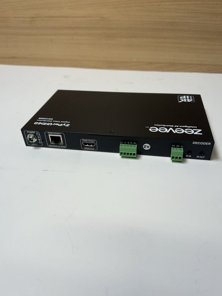 ZeeVee ZyPerUHD60 4K AV over IP Video Decoder (UNTESTED)