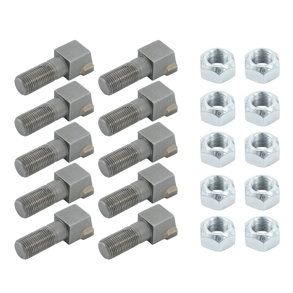 10Pc Threaded Stump Grinder Teeth 2-1/2" For Bradco Shaver Ashland Baumalight US