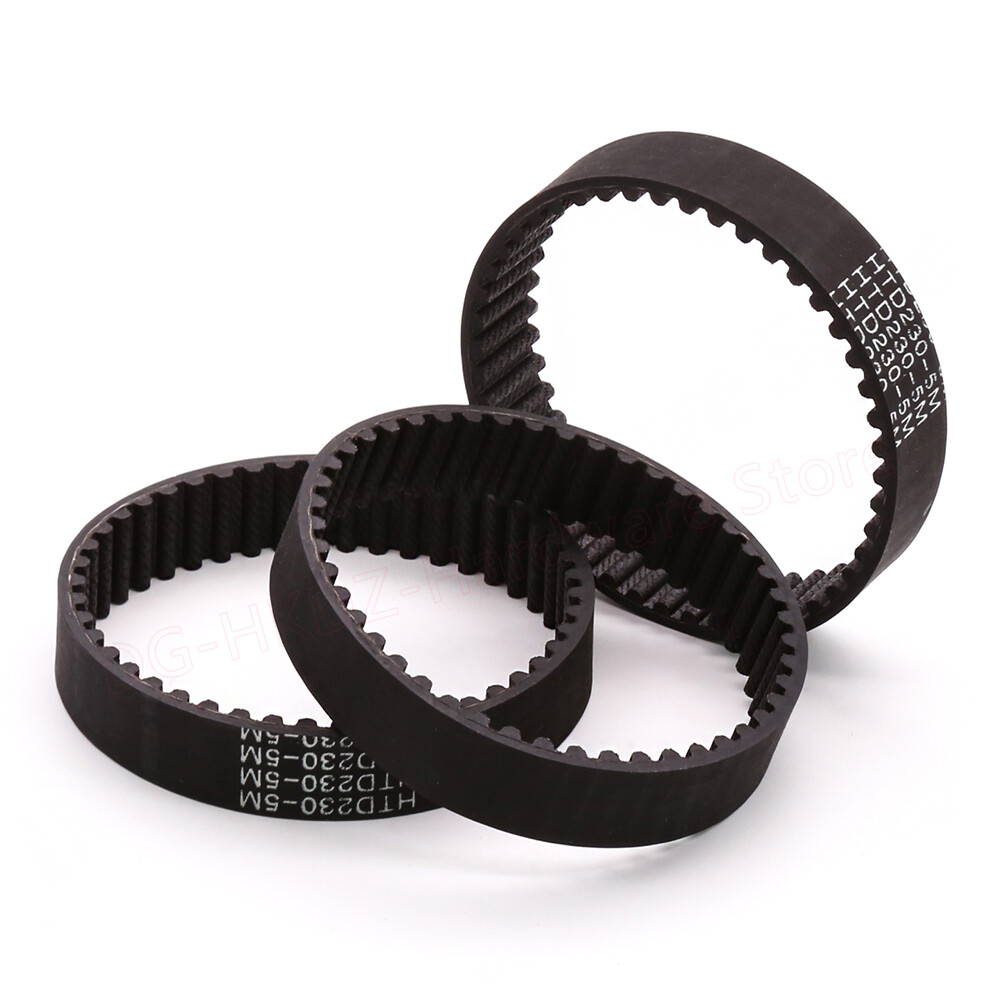 HTD-5M Timing Belt Closed Loop 320-460mm Length 15mm Width Can Absorb Shock