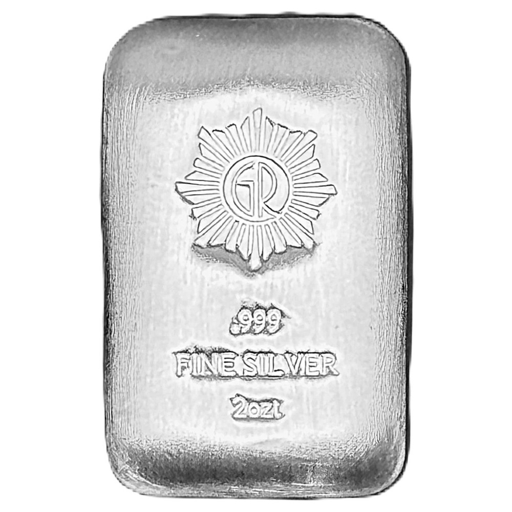 2 oz Silver .999 Cast Bar