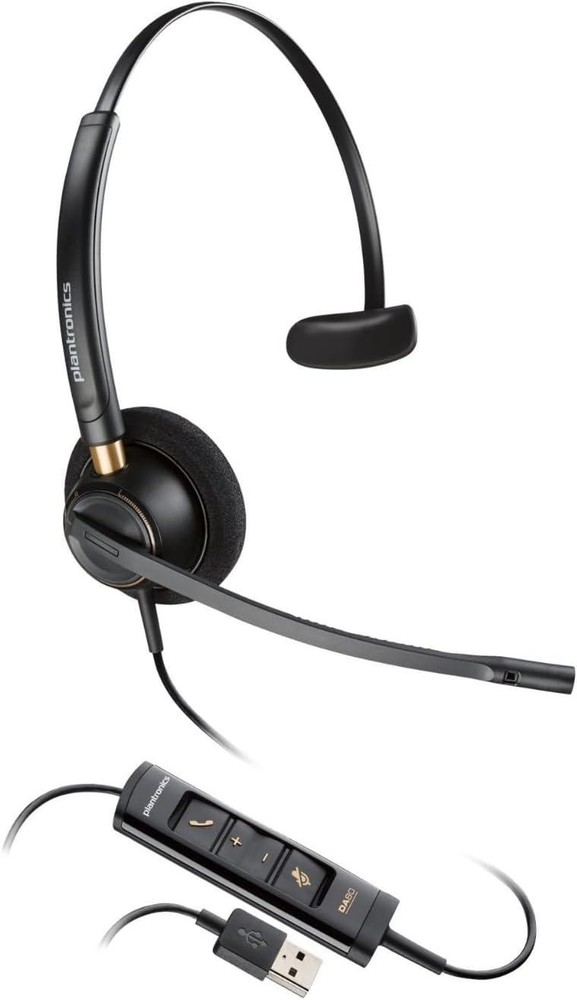 Poly EncorePro 515 USB Headset Mono USB-A USB-C Call Center