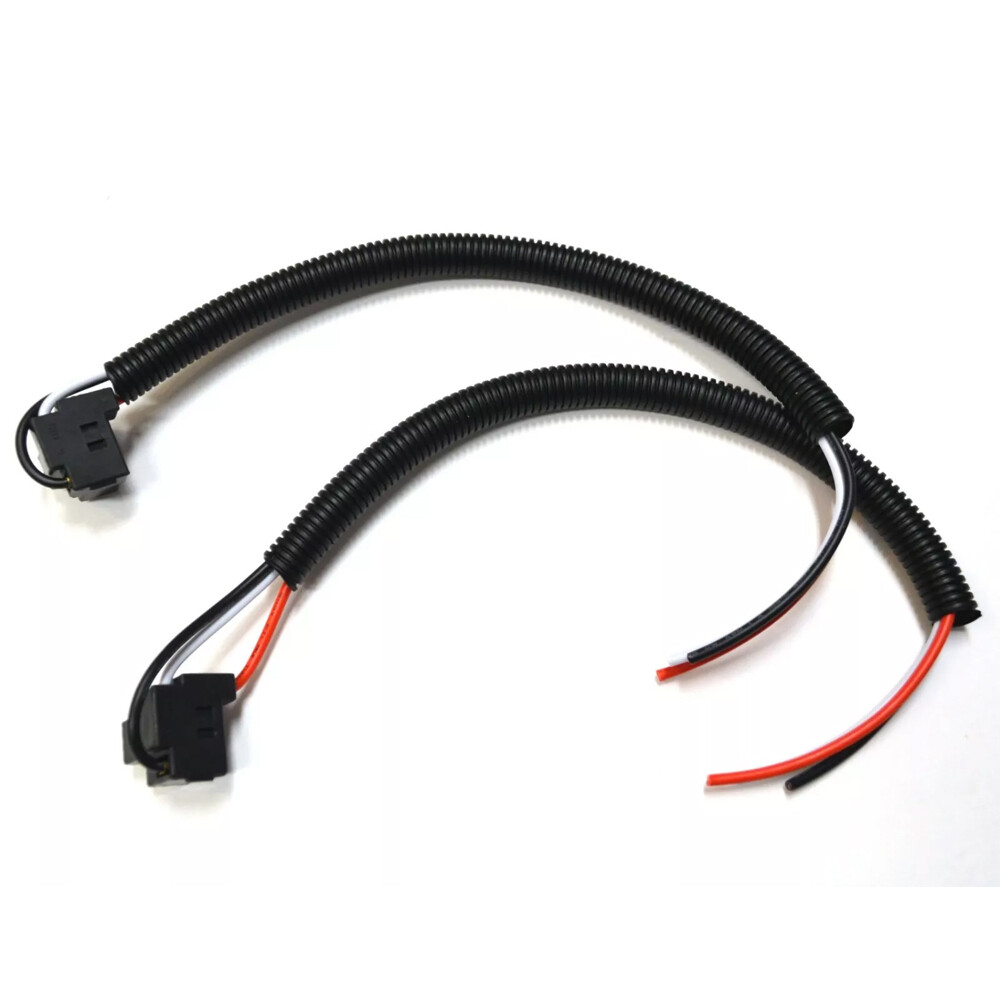 Extension Wire Pigtail Female P A 9003 H4 Two Harness Head Light Bulb Plug Lamp