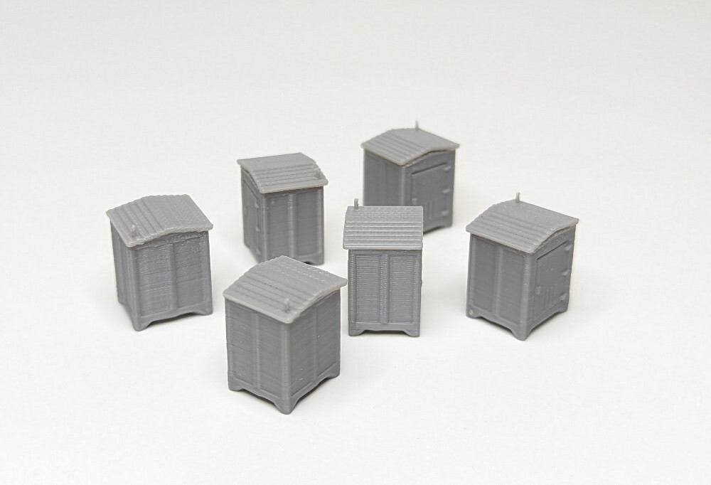 Lot 6 N Scale Train Signal Boxes Relay 3d Printed