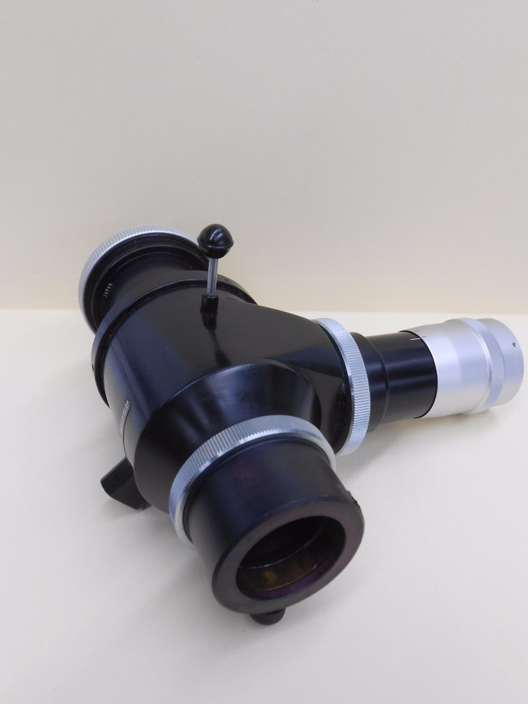 WILD HEERBRUGG MICROSCOPE CAMERA ADAPTER ASSEMBLY WITH SHUTTER