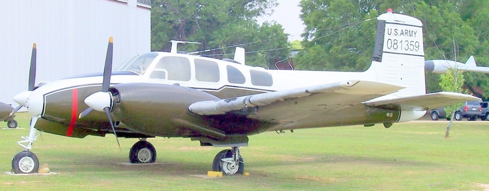 TWIN BEECH BONANZA PLAN ONLY ONE EVER PUBLISHED for a UC Scale Model Airplane