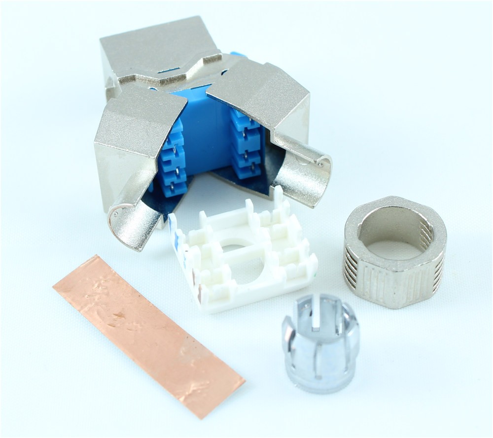 Keystone Jack Insert/Punch-down - Cat 8 RJ45 Networking Die-Cast