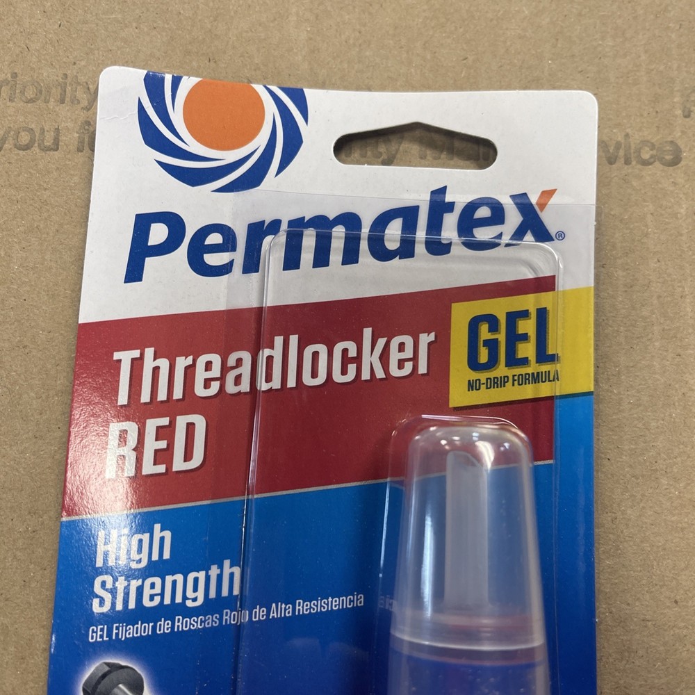 Permatex 27010 Hi-Strength Threadlocker Red - Each