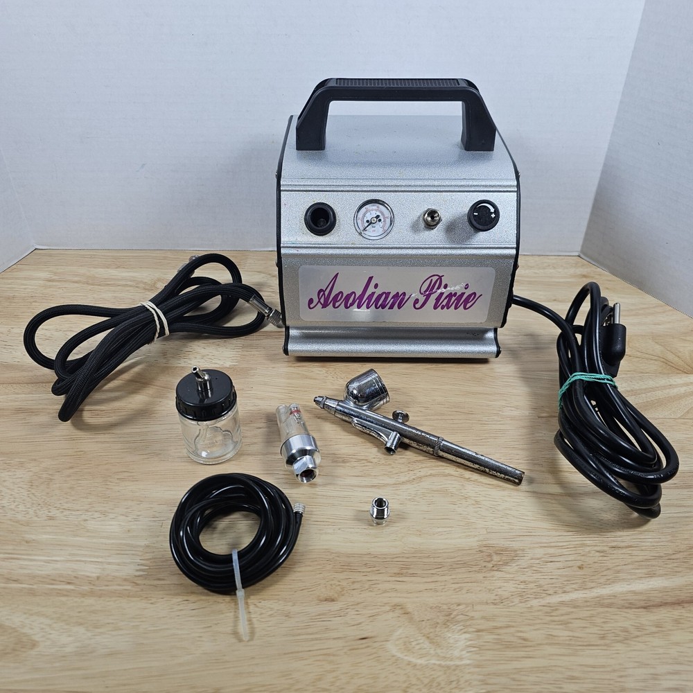 Aeolian Pixie Airbrush Compressor AS176 With Accessories