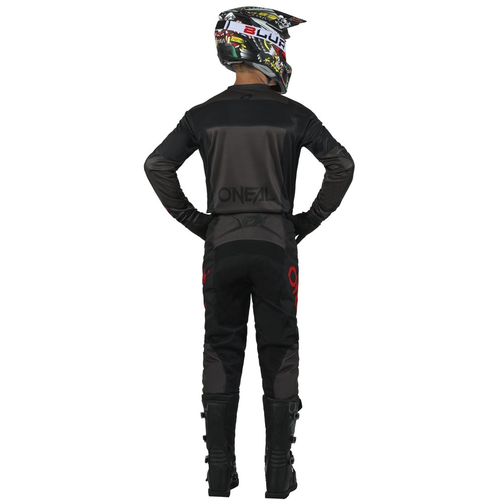 O'Neal Element Racewear Black / Grey / Red Pant Size 38 - E024-0838