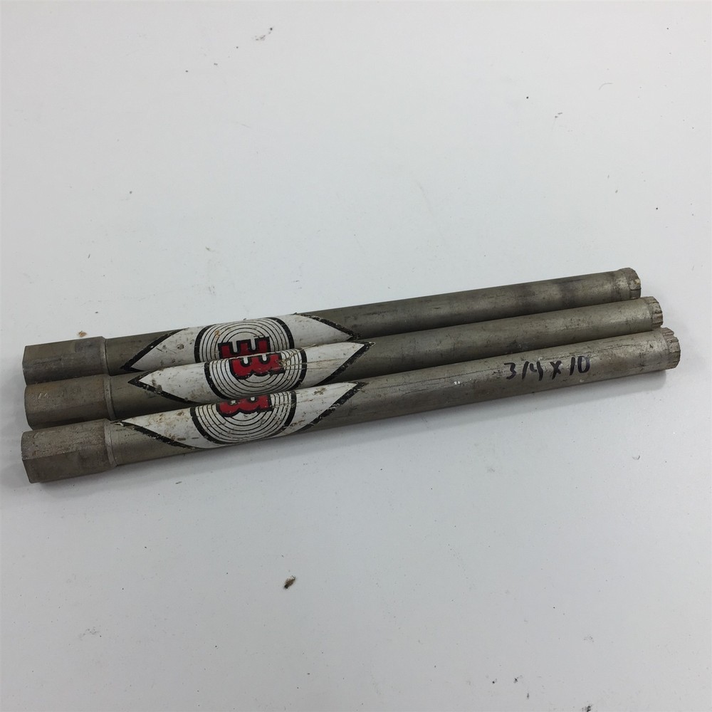 Diamond Core Drill Bit 3/4" Diameter 10" Long