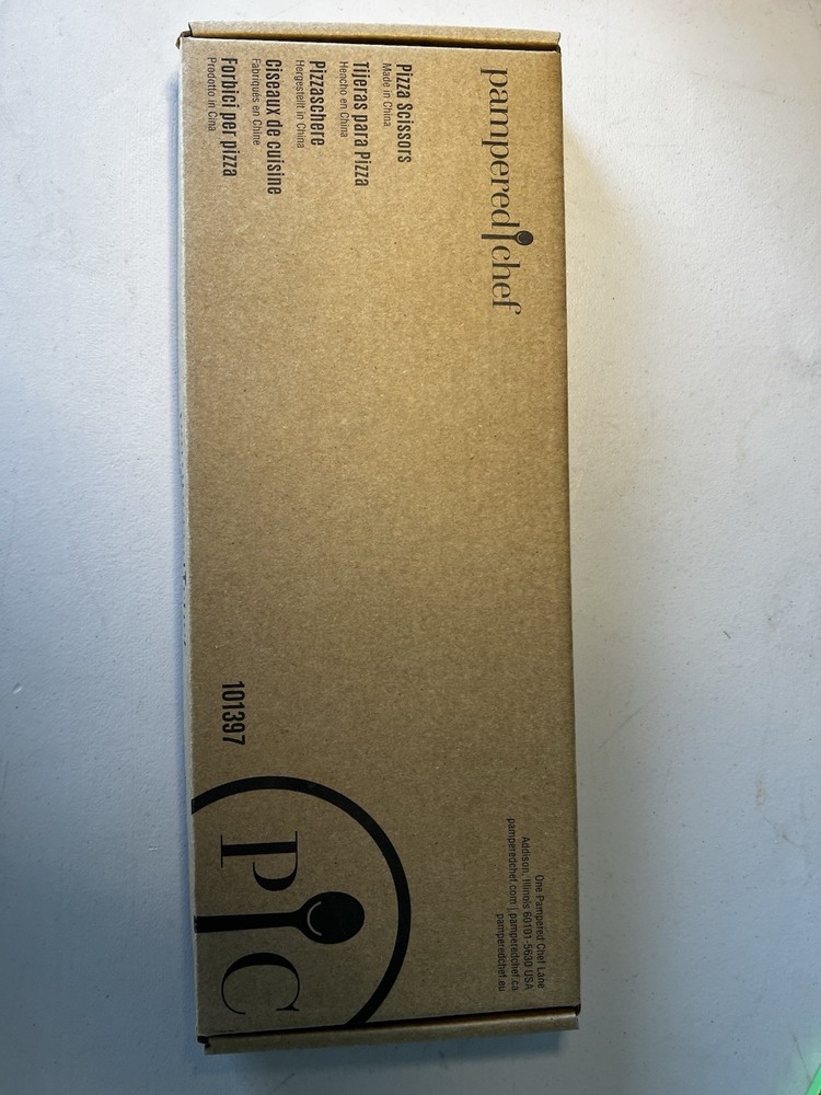 Pampered Chef Pizza Scissors Gray 101397