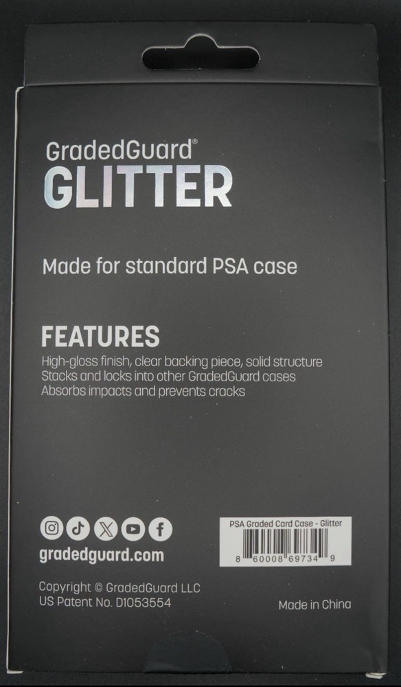GradedGuard PSA Graded Case Guard Protector Glitter Limited Edition