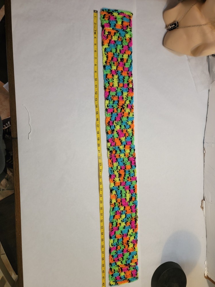 Handmade Bright Multicolor Scarf