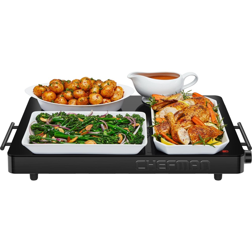 Chefman Electric Warming Tray with Adjustable Temperature Control, Perfect For