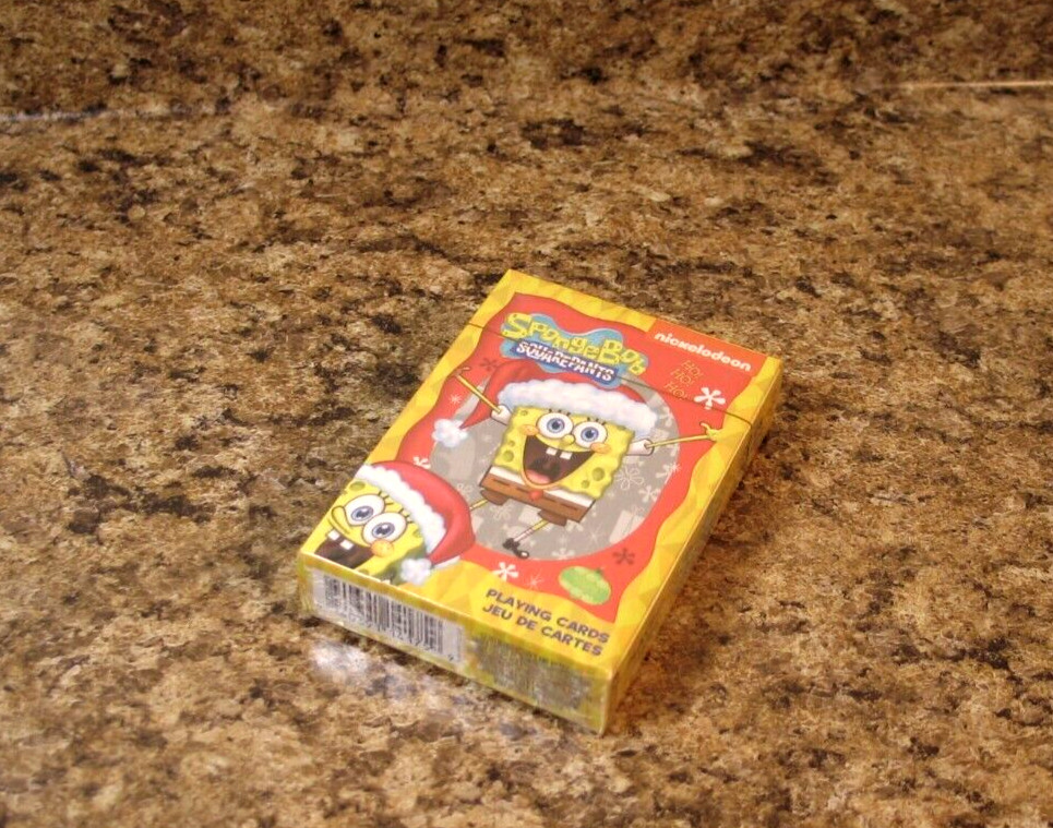 SpongeBob SquarePants Holidays Playing Cards Deck Sealed NEW