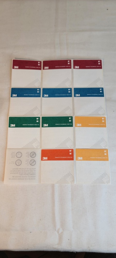 3M High Density 3.5" Diskettes Floppy Disc ONLY 9 IBM Formatted DS -Opened