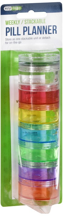 Ezy Dose Pill Planner Weekly/Stackable 1 EA