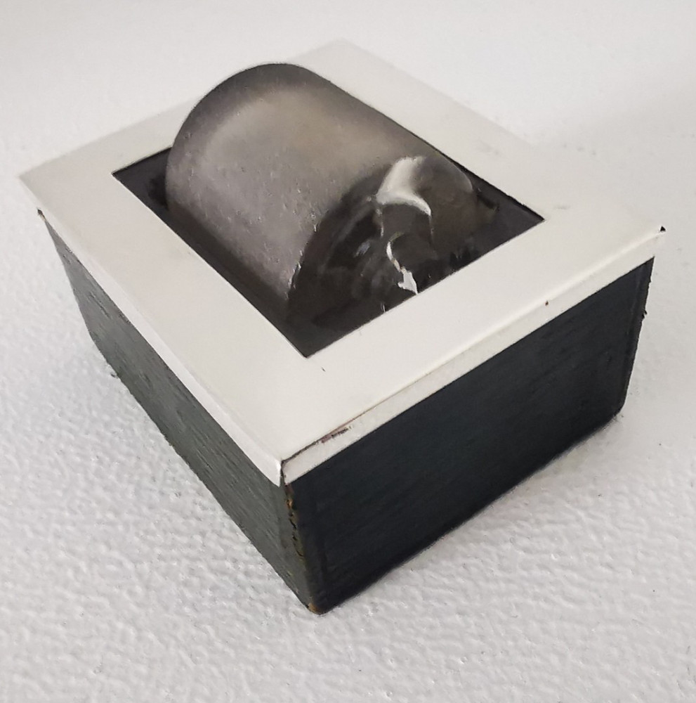 Antique Solid Silver Stamp Roller Moistener - Birm