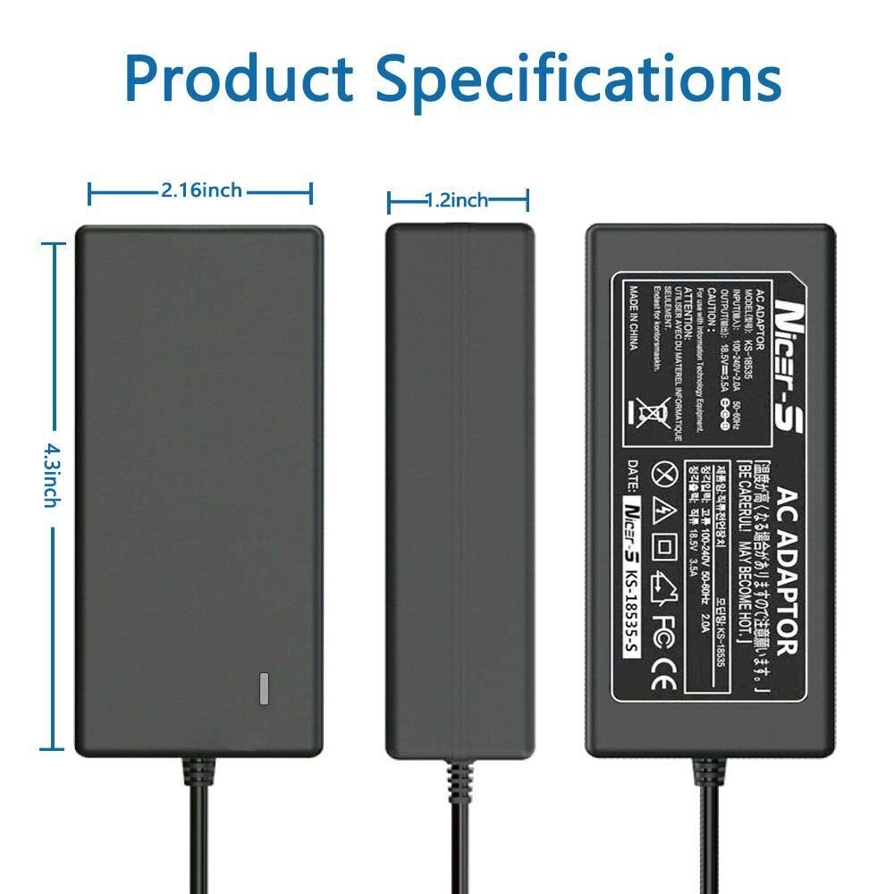 New AC DC Adapter Charger Replacement for 18V Big Blue Studio Wireless Blueto...