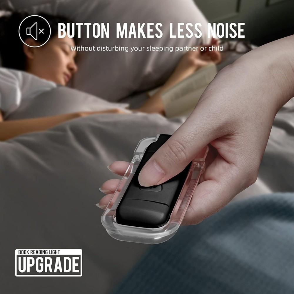 Dimmable LED Book Light - Portable Clip-On Design for Comfortable Night Reading