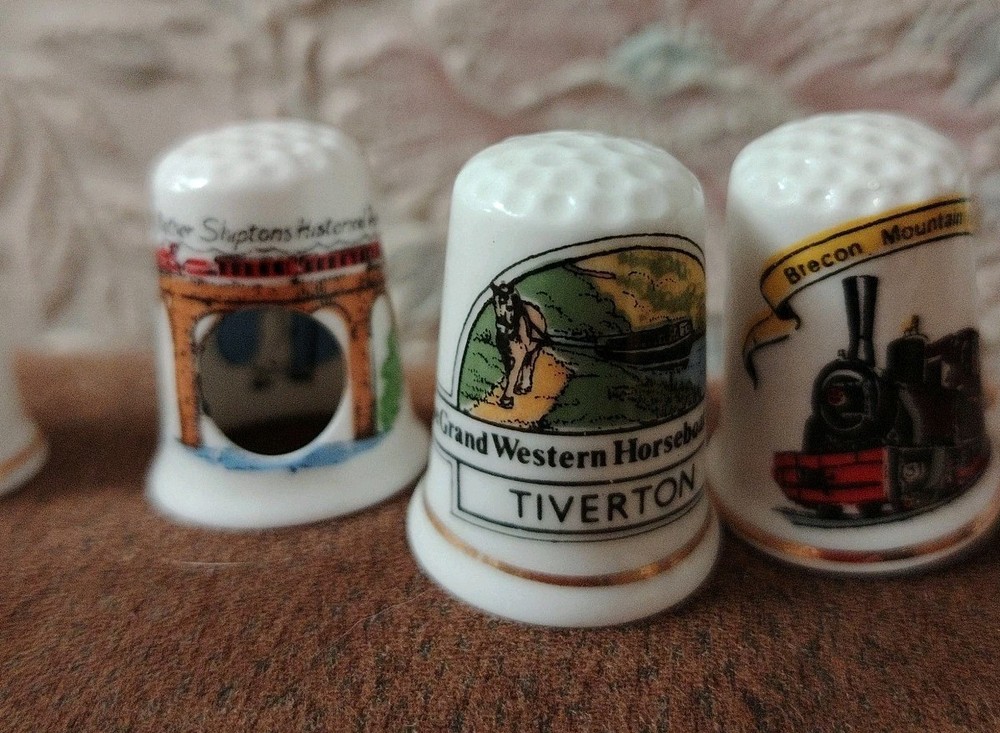 22 Assorted Birchcroft China Thimbles