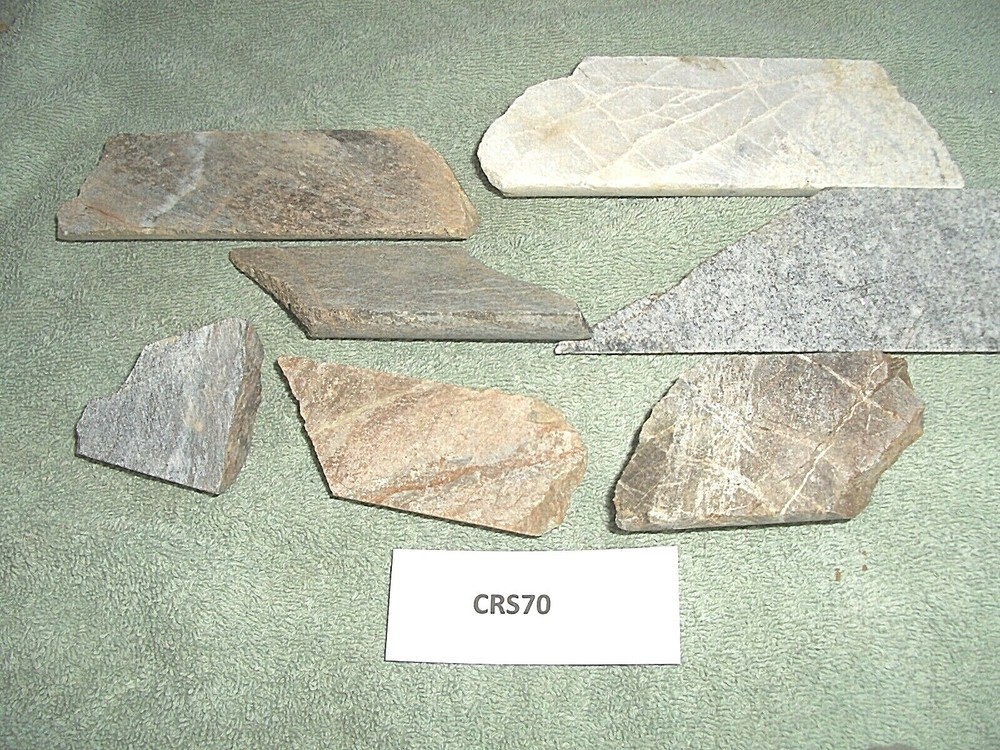Split Drill Core Samples From Alaska Gold Mine 7 Pieces CRS70