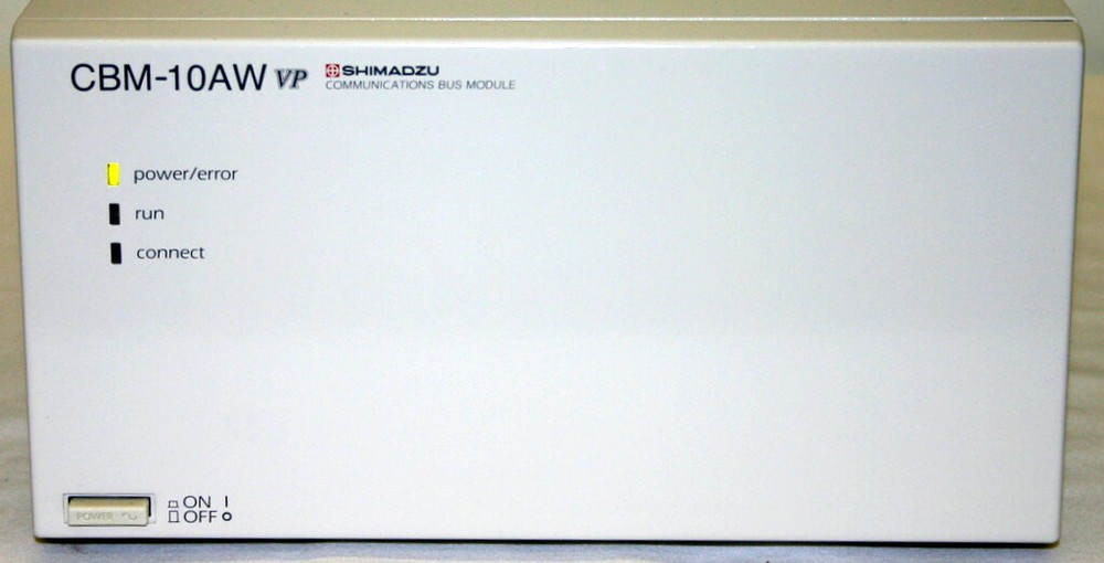 SHIMADZU COMMUNICATIONS BUS MODULE, MODEL CBM-10AW VP